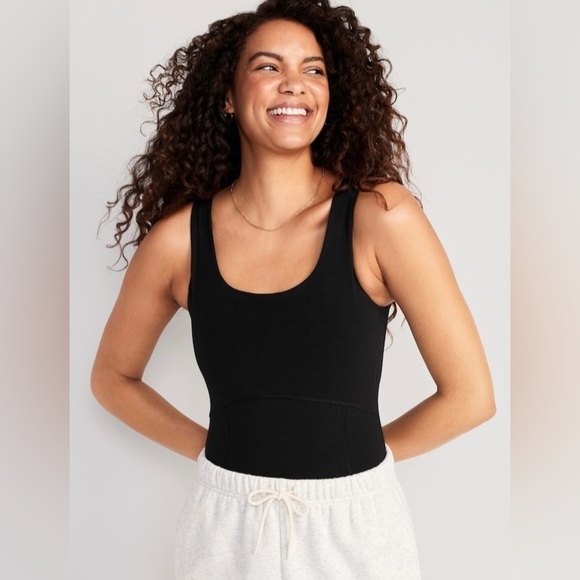 NWT! Old Navy Black Jack PowerChill Tank Bodysuit 🤎 - Picture 2 of 12